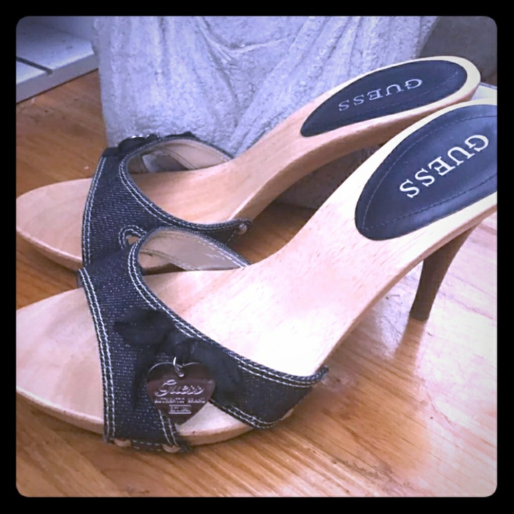 Guess Mules Denim size 8.5